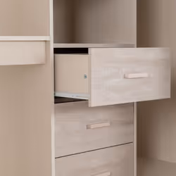 Jupiter High Sleeper Bed Storage Frame in White and Grey 2 Man Delivery - Additional view 7