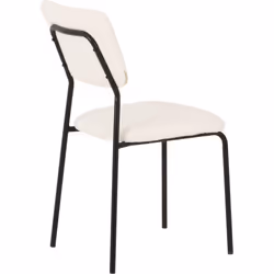 Sheldon Chairs Set of 4 in Ivory Boucle Fabric