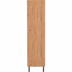 Leon 3 Door 2 Drawer Wardrobe Medium Oak Effect with Metal Feet