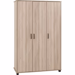 Oliver 3 Door Wardrobe Light Oak Effect