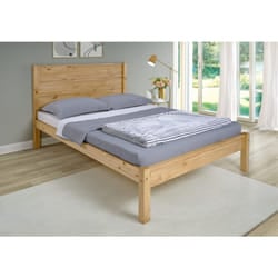 Barton 5ft Kingsize Size Slatted Bed Frame Solid Waxed Pine