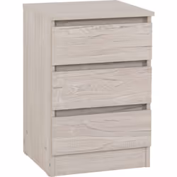Malvern 3 Door Wardrobe Bedroom Set Urban Snow Beige 4 Items