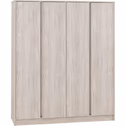 Malvern 4 Door Wardrobe Urban Snow Beige Recessed Handles