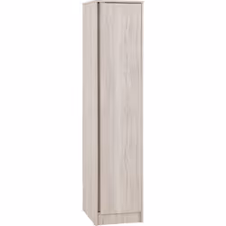Malvern 1 Door Wardrobe in Urban Snow Hanging Rail and Shelf