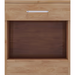Dakota 1 Drawer Bedside Oak Effect Metal Handles and Drawer Runners