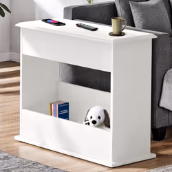 Stratford Sofa End Magazine Table White Shabby chic