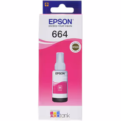 Epson EcoTank 664 Magenta Genuine Ink Bottle, Amazon Dash Replenishment Ready