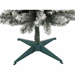 Home 6ft Snow Tipped Pencil Christmas Tree - Green