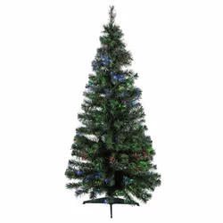 Home 6ft Fibre Optic Christmas Tree - Green