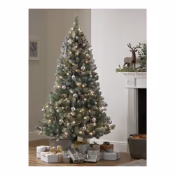 Home 6ft Oscar Pre-lit Christmas Tree - Green