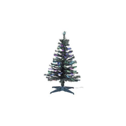 Home 3ft Fibre Optic Christmas Tree - Green