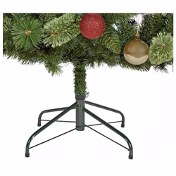 Home 6ft Mixed Cashmere Christmas Tree - Green