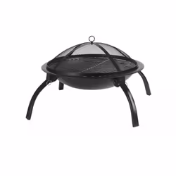 Home Foldable Firepit - Black