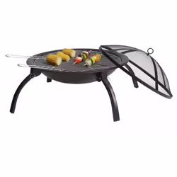 Home Foldable Firepit - Black