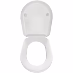 Argos Home Square Thermoplastic Slow Close Toilet Seat White