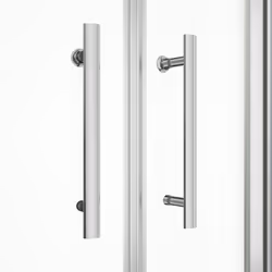 1200 x 800mm Right Hand Quadrant Shower Enclosure Frameless 8mm Safety Glass