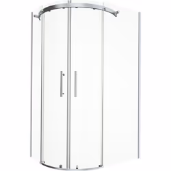 1200 x 900mm Right Hand Quadrant Shower Enclosure Frameless 8mm Safety Glass