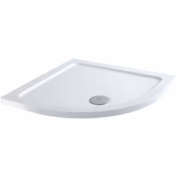 900 x 900mm Quadrant Shower Enclosure Frameless Walk In 8mm Glass Tray & Waste