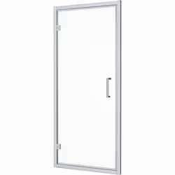 760 x 760mm Framed Hinged Shower Enclosure Door Side Panel Walk-In 8mm Glass
