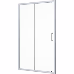 1200 x 800mm Sliding Shower Door & Side Panel Enclosure 8mm Framed Tray & Waste