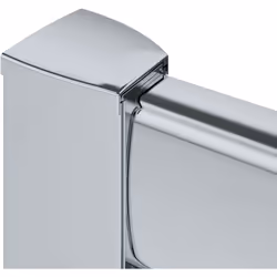 1200 x 900mm Sliding Shower Door Enclosure 8mm Glass Panel Framed Tray & Waste