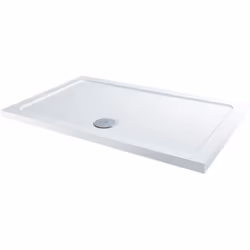 1000 x 800mm Framed Hinged Bathroom Shower Door Enclosure Walk-In 8mm Glass Tray