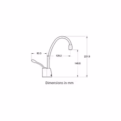 InSinkErator HC1100 Boiling Hot & Filtered Cold Water Kitchen Tap + Neo Tank