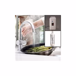 InSinkErator HC3300 Steaming Hot & Filtered Cold Water Chrome Tap + Neo Tank