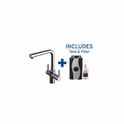 InSinkErator 3in1 Instant Hot Boiling & Mains Water Tap with Boiling Tank Chrome