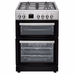 What stands out A spacious cooker with dual-fuel cooking capabilities Precision cooking with the four-burner gas hob 30L top ...