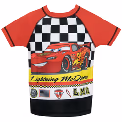 Disney Cars Boys' Lightning McQueen Two Piece Swim Set 3T Multicoloure