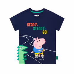 Peppa Pig Boys' George Pig T-Shirt Size 2T Multicolored