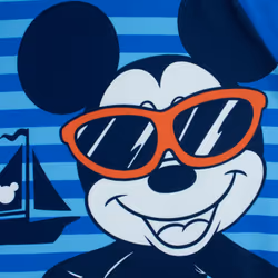 Disney Mickey Mouse Boys Mickey Mouse Two Piece Swim Set 4  Blue