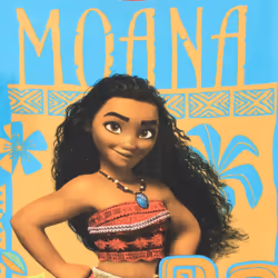 Disney Girls' Moana Pajamas Size 4 Multicolored