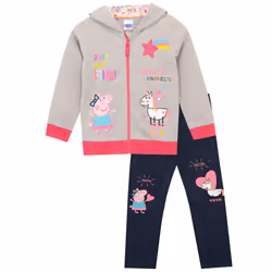 Peppa Pig Girls' Unicorns Hoody and Leggings Set Size 7 Multicolored
