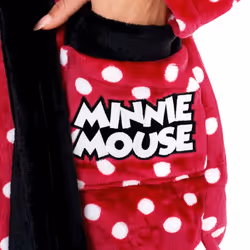 Disney Women's Robe | Minnie Mouse Bathrobe | Fluffy Robe for Women Si