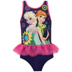 Disney Girls Frozen Swimsuit Size 7 Blue