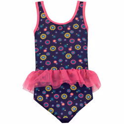 Disney Girls Frozen Swimsuit Size 7 Blue