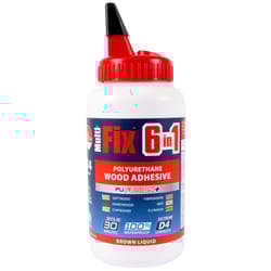 Timco 6 in 1 PU Wood Adhesive 30 Minutes Liquid Brown 750g (1 Bottle)