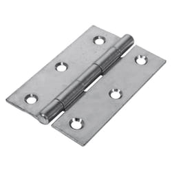 Timco Steel 1838 Pattern Fixed Pin Butt Hinge - 90 x 60 x 1.7mm (Bright Zinc) (2 Pack)