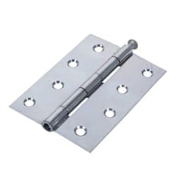 Timco Steel 1840 Pattern Loose Pin Butt Hinge - 100 x 71 x 1.7mm (Bright Zinc) (2 Pack)