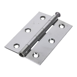 Timco Steel 1840 Pattern Loose Pin Butt Hinge - 90 x 60 x 1.7mm (Polished Chrome) (2 Pack)
