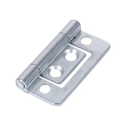 Timco Steel 105 Pattern Radius Corner Flush Hinge - 38 x 28 x 1.2mm (Bright Zinc) (2 Pack)