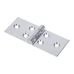 Timco Steel 404 Pattern Uncranked Knuckle Backflap Hinge - 32 x 76 x 1.5mm (Bright Zinc) (2 Pack)