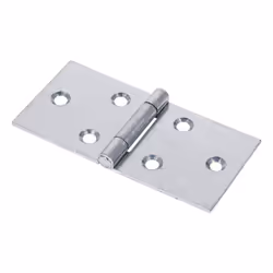 Timco Steel 404 Pattern Uncranked Knuckle Backflap Hinge - 50 x 106 x 2mm (Bright Zinc) (2 Pack)