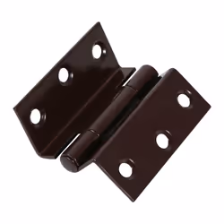 Timco Steel 1951 Pattern Stormproof Hinge - 63 x 58 x 1.8mm (Epoxy Brown) (2 Pack)