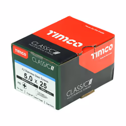 TIMCO Classic Multi-Purpose Pan Head A2 Stainless Steel Woodcrews - 5.0 x 25