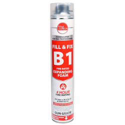Timco Fill & Fix Fire Rated Expanding PU Foam B1 Applicator Grade 750ml (1 Can)