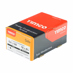 TIMCO Solo Countersunk Gold Woodscrews - 5.0 x 120
