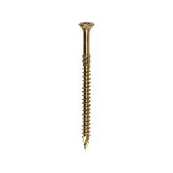 TIMCO C2 Clamp-Fix Multi-Purpose Premium Countersunk Gold Woodscrews - 8.0 x 120